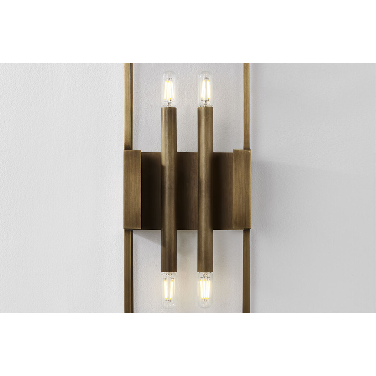 Santa Clara 4 Light 8.25 inch Patina Brass ADA Wall Sconce Wall Light